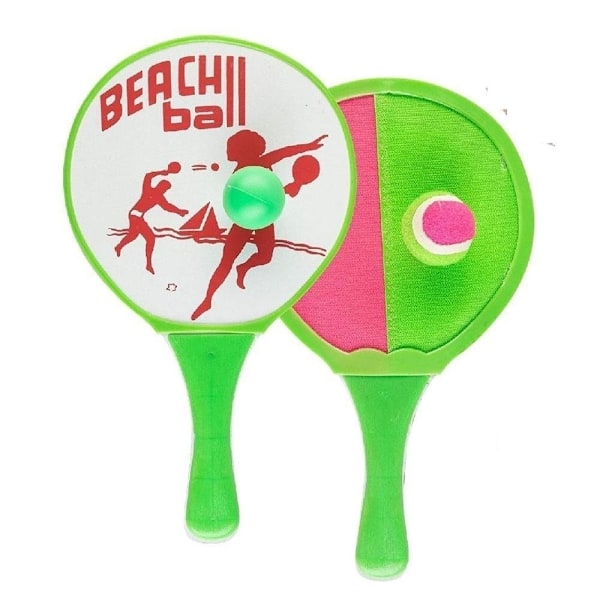 Strand Spel Kit . BADMINTON SET,  CATCH-BALL SET o TENNIS SET M OLIKA SPEL