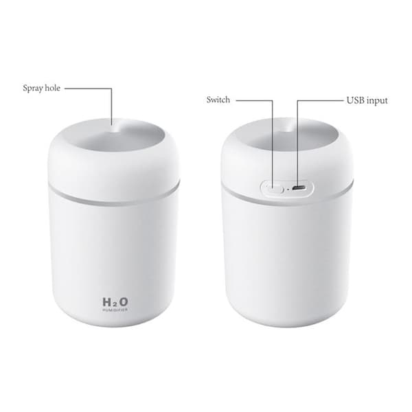 Stilren Bärbar Luftfuktare Ultrasonic . Usb Driven