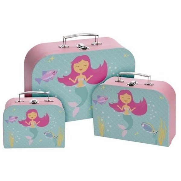 Set av 3 barn väskor m Sjöjungfru bild - fr 3år+ Multicolor