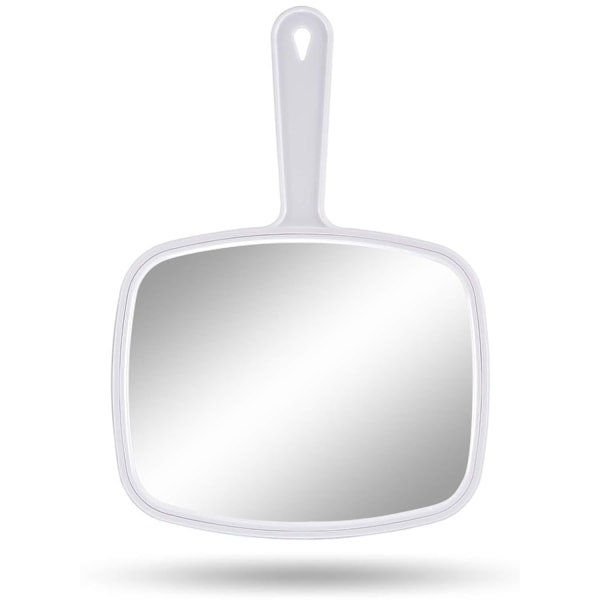 Stor Sminkspegel med handtag - spegel White
