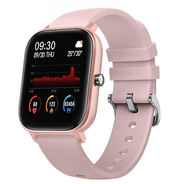 Stilren Smartklocka P8b Med Massa Funktioner Pink