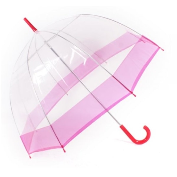 Genomskinligt Dome Paraply i klar pvc-plast