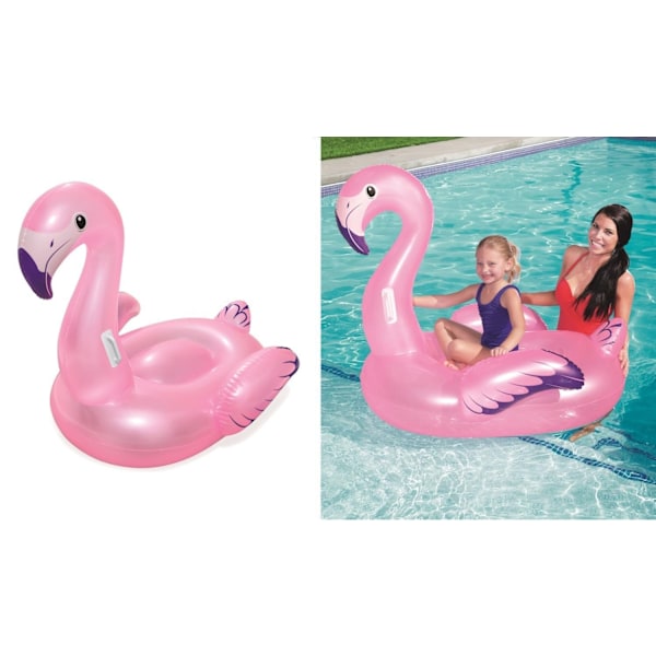 Flamingo Ride-On Flytleksak 127 x 127 cm Ljusröd one size