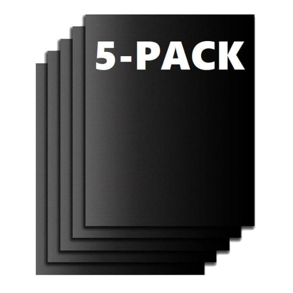5-Pack Grillmatte Ovnsmatte og bakematte - Non Stick 40x33cm