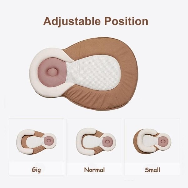 Babynest Ger perfekt rygg- och benstöd för din bebis. grå