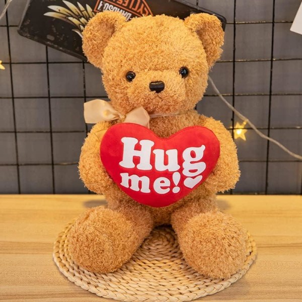 Hug ME! Nallebjörn med Hjärta .  30cm Alla hjärtans dag