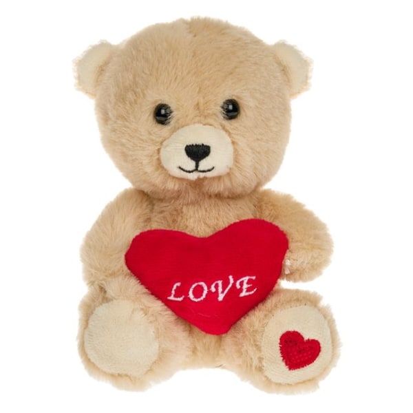 Teddybjörn m Röd Hjärta på Tassen 15cm! Alla hjärtans dag
