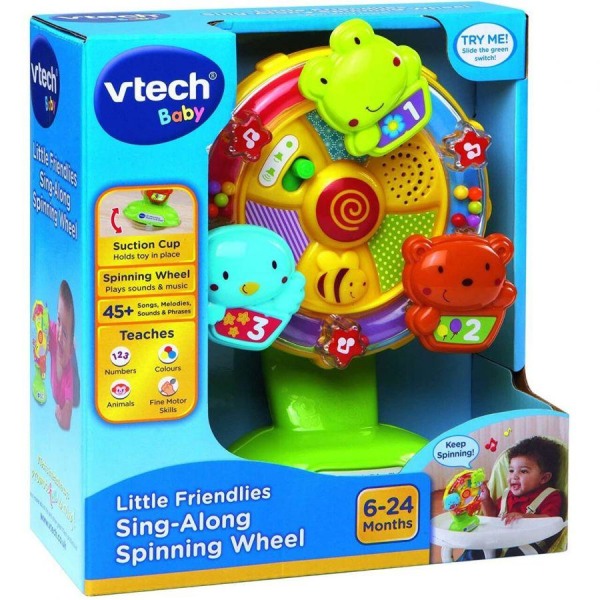 Vtech Spinning Wheel producerer lys og lyd. 6-24 måneder