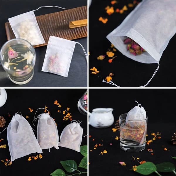 100st Tomma Tepåsar för Löste - Teabags