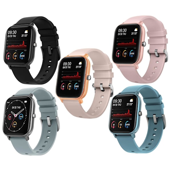 Stilren Smartklocka P8b Med Massa Funktioner Grey