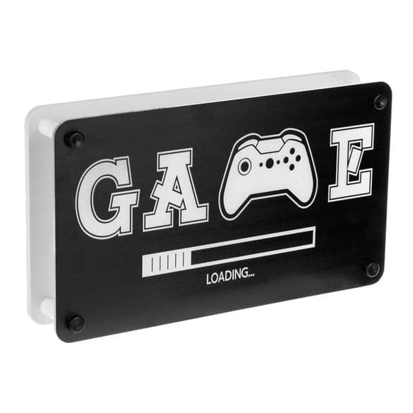 Usb Led Multifärgad "GAME LOADING"  Nattlampa . 23cm x 13cm