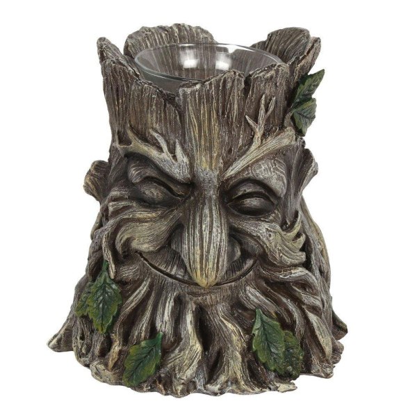 Green Man värmeljushållare . ca 13cm i höjd