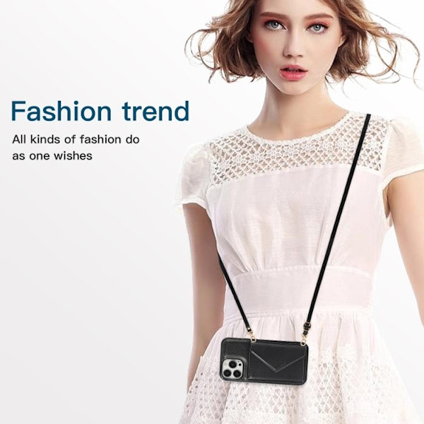 Iphone 13 Pro Max Skal - Cross Body