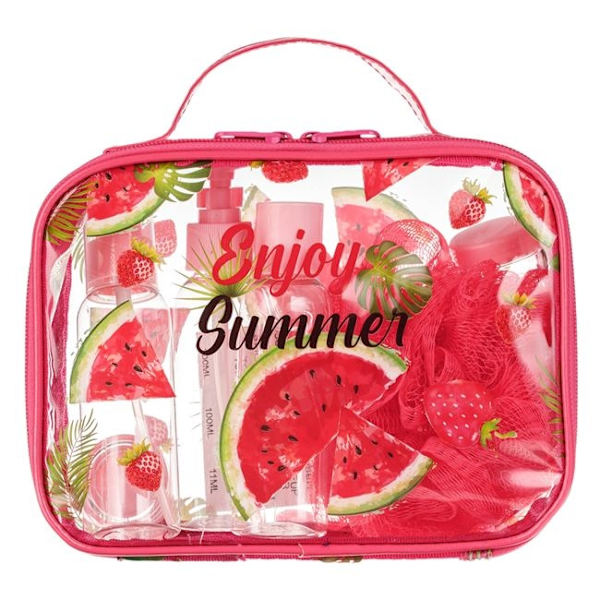 7-pack Travel bottles and containers Transparent