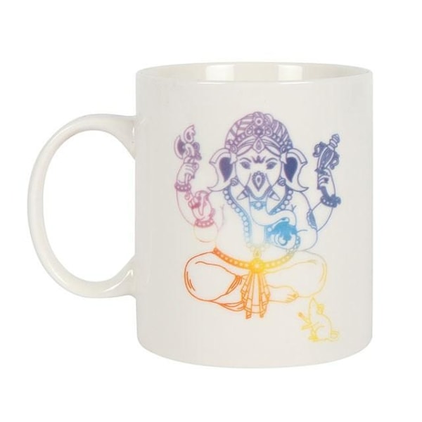 Regnbåge Ganesh Mugg m Förpackning