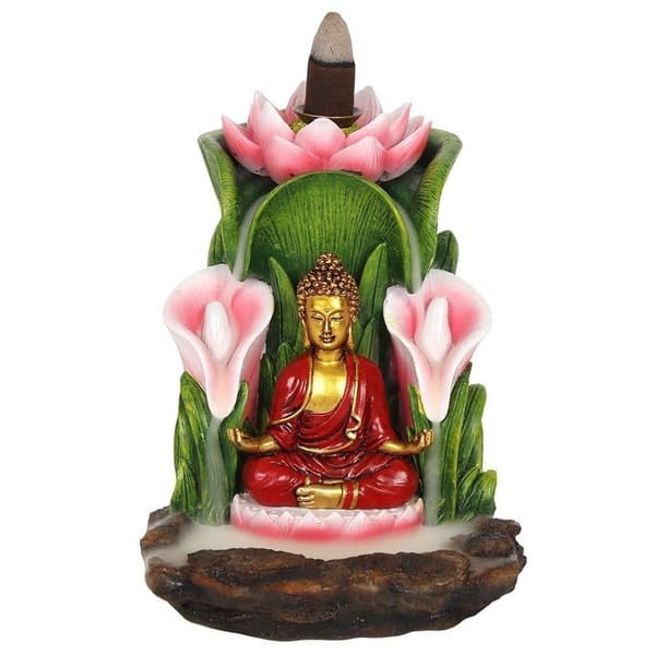 Buddha Rökelsehållare För BACKFLOW koner