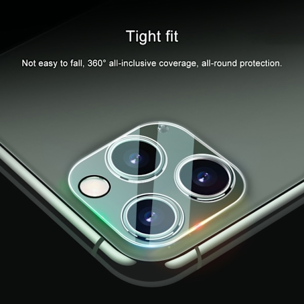 3-Pack Linsskydd i Härdat Glas för För IPhone 12 Pro Max - Transparent