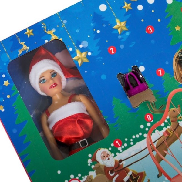 Joulukalenteri w Doll o Surprises Joulukalenteri Adventtikalenteri