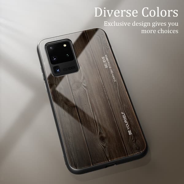 Samsung Galaxy S20 Skal- Lackerad trä