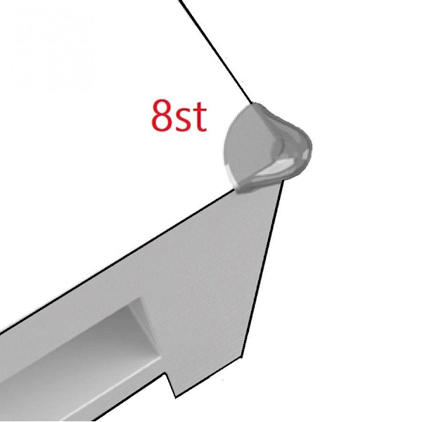 Lindam 8st Hörnskydd för barn - Skydd för barn säkerhet