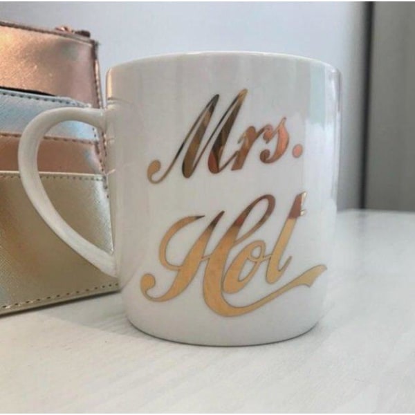 Mrs Hot Mugg m förpackning Vit