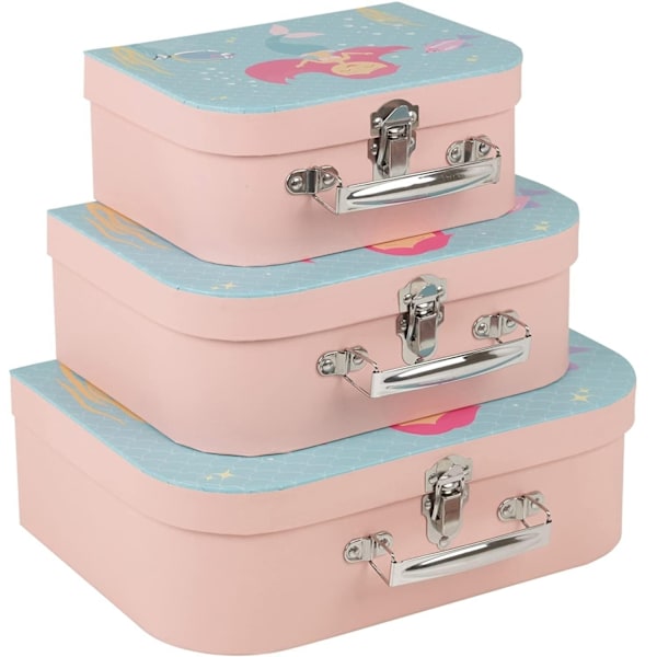 Set av 3 barn väskor m Sjöjungfru bild - fr 3år+ Multicolor