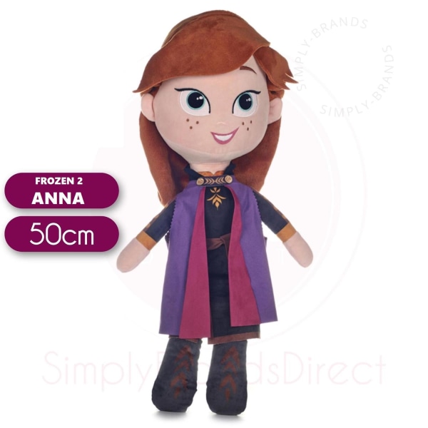 XL Disney FROZEN 2 ANNA PLYSCH 50cm . Fr 1år