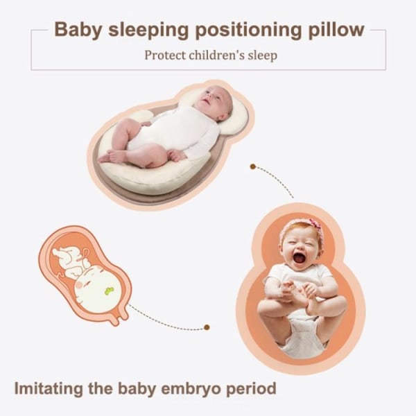 Babynest Giver perfekt ryg- og benstøtte til din baby. Brown