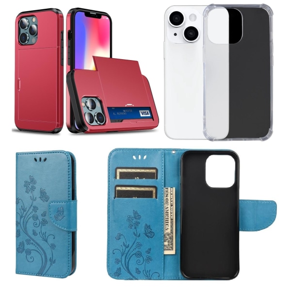 3-Pack IPhone 13 .1 Pung etui o 2 Bagcover