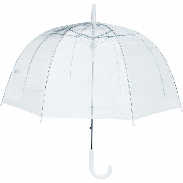 Transparent Dome Paraply i klar pvc-plast 35d3 | 1000 | Fyndiq