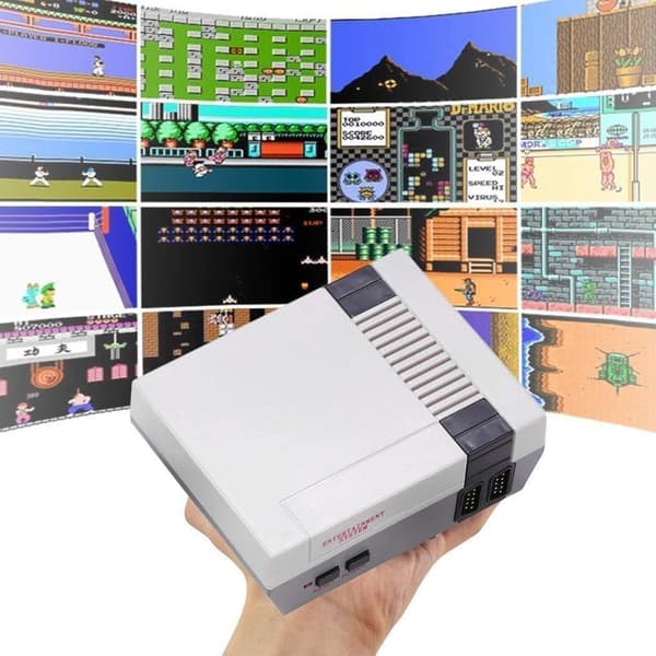 Tv-spelkonsol m Digital HDMI anslutning o 621 Retro Spel