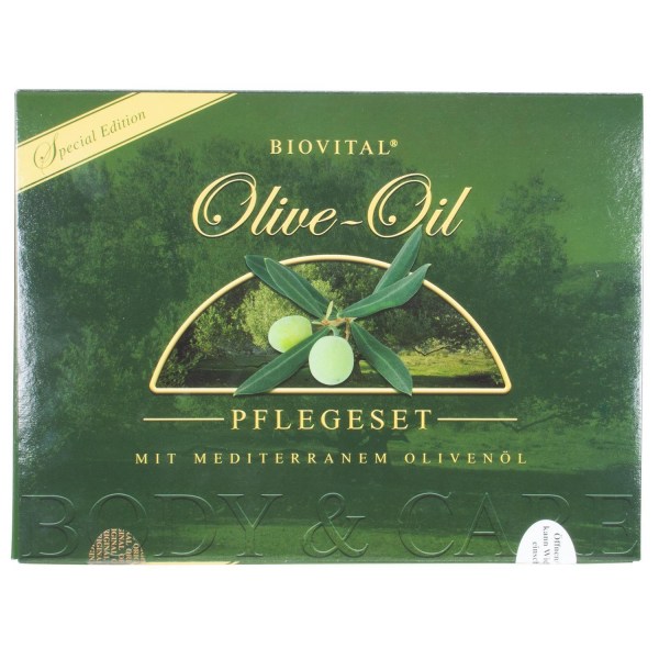 BIOVITAL Olivenolie 5 dele plejesæt. Lavet i Tyskland