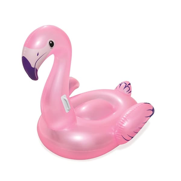 Flamingo Ride-On Flytleksak 127 x 127 cm Light red one size