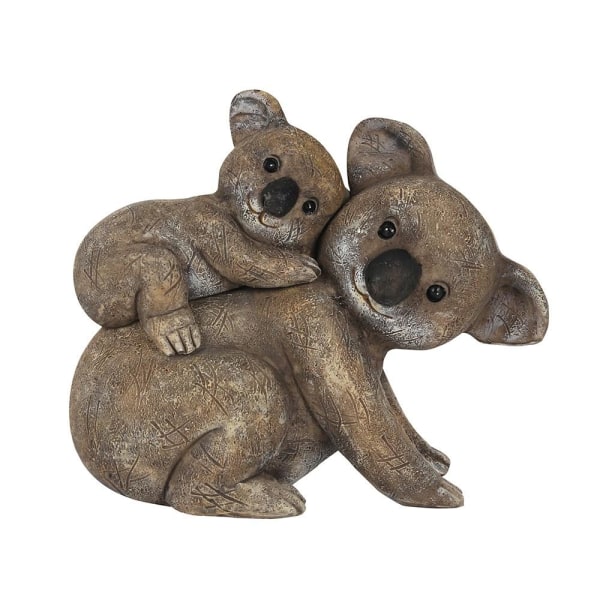 Koala mor og baby, placeret sammen eller hver for sig Brown