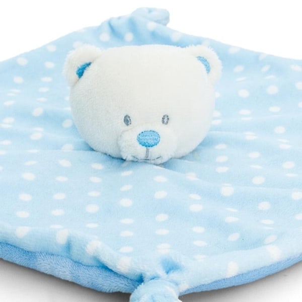 Keel Toys Snuttefilt Teddy  25cm Blå