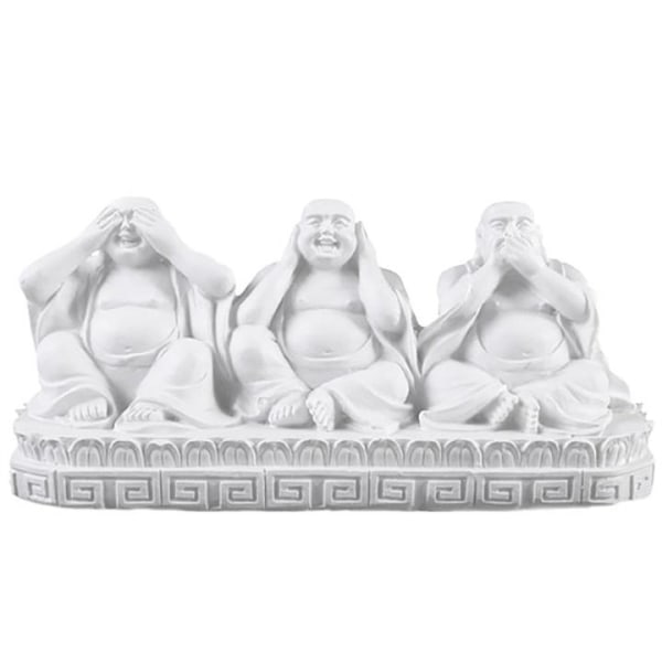 3 stk Buddha - Hør / Se / Snakk ingen ondt sett