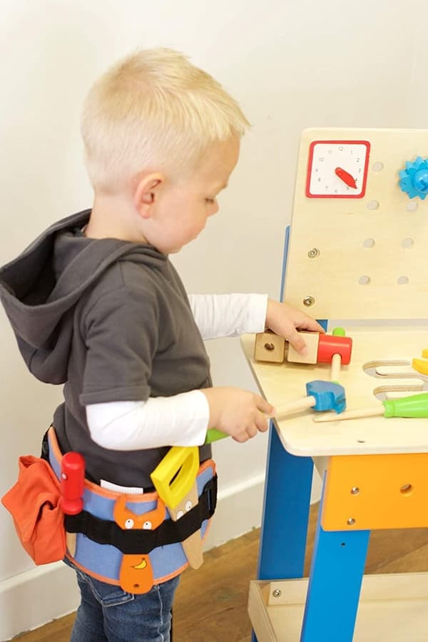 Miljövänlig Trä Verktyg m Bälte . Fr 3år multifärg