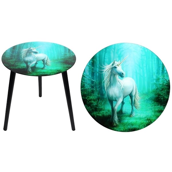 Glas Enhörning Bord - Forest Unicorn