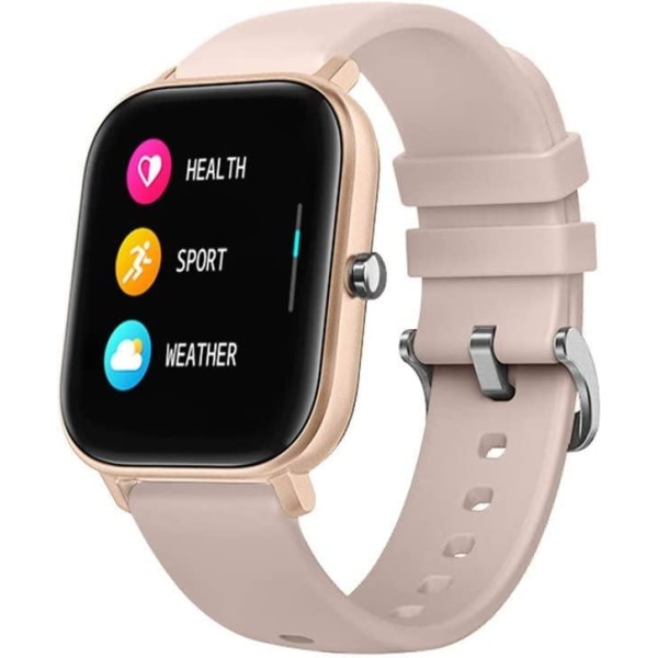 Stilig Smart Watch P8b med mange funksjoner Pink gold