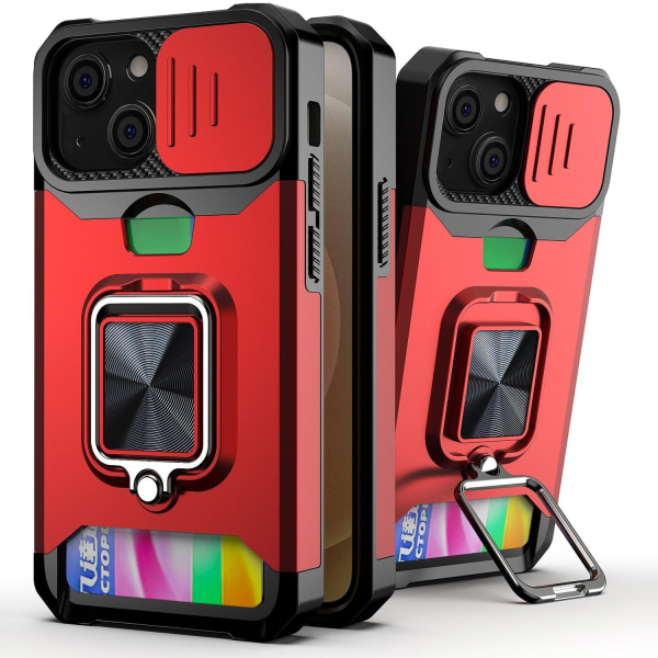 3-Pack Iphone 13 Pro . 1 Plånboksfodral o 2 Bakskal