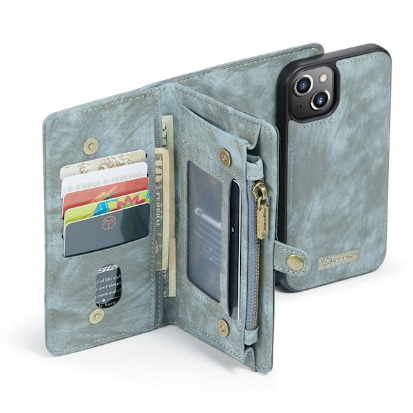IPhone 13 Plånboksfodral. Multifunktionell Grön