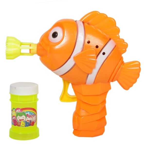 Batterifri Fish Bubble Gun - Skyter såpebobler