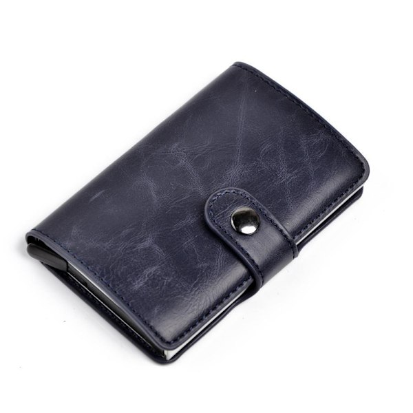 RFID-skydd Pop-up Korthållare m Jacka o Knapp Light brown