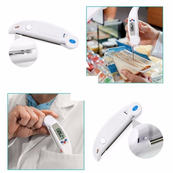 Grilltermomter - Digital Termometer i Vikbar Design