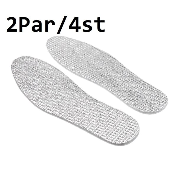 2Par/4pc Filt Thermo-såler skåret til den rigtige størrelse og form