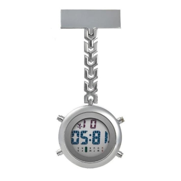 Digital Sjuksköterskeklocka m Belysning Alarm mm . Vårdklocka LJUS ROSE-GULD