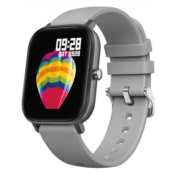 Stilren Smartklocka P8b Med Massa Funktioner Grey