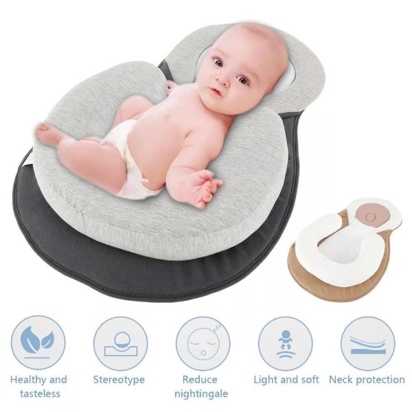 Babynest Ger perfekt rygg- och benstöd för din bebis. grå