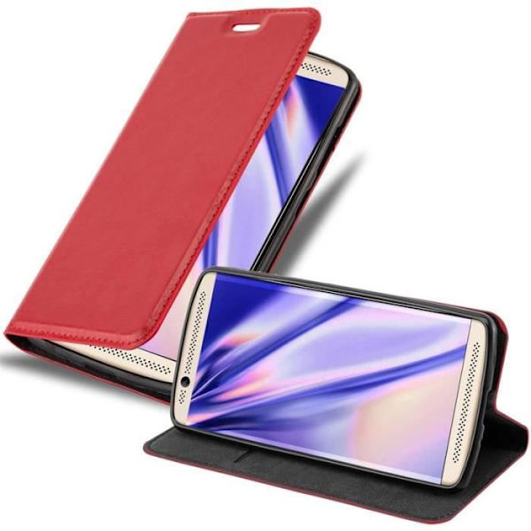 Cadorabo Fodral till ZTE AXON 7 MINI i APPLE RÖD
