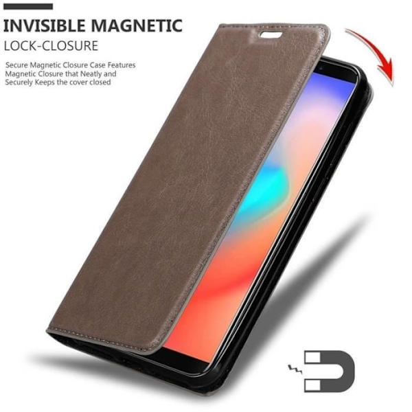 Cadorabo Cover till Cubot J3 PRO i KAFFEBRUNT